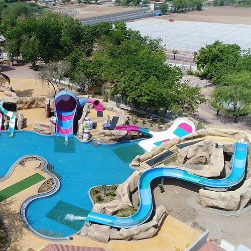 Drehende Rutsche - MINI RATTLER - WhiteWater - für Aquapark / Mehrfach