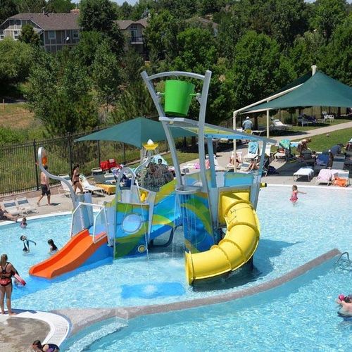 Spielplatzgerät für Aquapark - AQUAFORMS - WhiteWater - Metall / modular