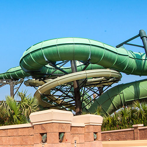 Drehende Rutsche - ANACONDA - WhiteWater - für Aquapark / rohrförmig / Mehrfach