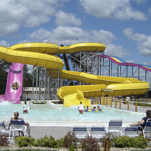 Drehende Rutsche - FAMILY RAFT RIDE  - WhiteWater - für Aquapark / Mehrfach / mit Schwimmreifen
