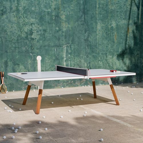 Tischtennisplatte für Außenbereich - YOU AND ME - RS LIFE - modern / für Privatgebrauch / Nussbaum