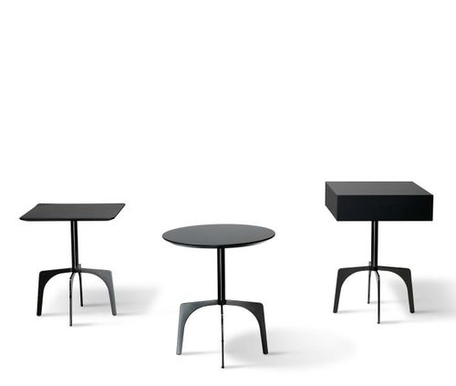 Moderner Beistelltisch - CLARK GREY - Ditre Italia - Holz / Metall / rund