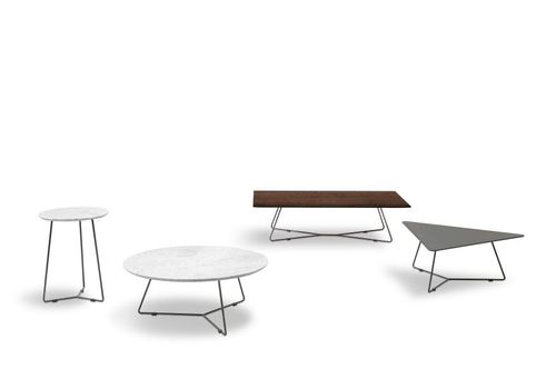 Moderner Couchtisch - KEVIN - Ditre Italia - Marmor / lackiertes Holz / rechteckig