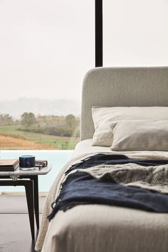 Doppelbett - MILONGA - Ditre Italia - modern / Polster / Kopfteil