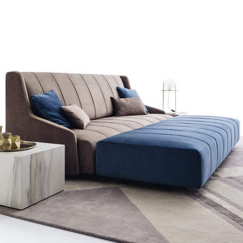 Modernes Sofa - FLUID - Ditre Italia - Stoff / Leder / für öffentliche Einrichtungen