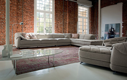Modulsofa -  DUNN SOFT - Ditre Italia - Eck / modern / Stoff