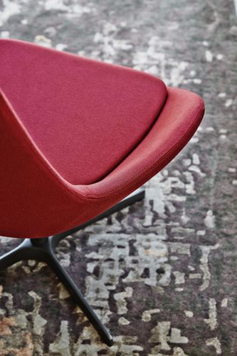 Moderner Sessel - LINEAR - Ditre Italia - Leder / Stoff / Metall