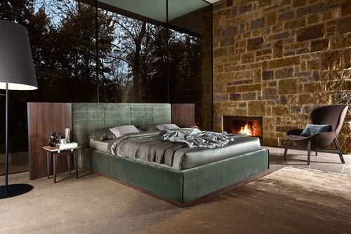 Doppelbett - GRANDANGOLO - Ditre Italia - modern / Stoff / 180x200 cm
