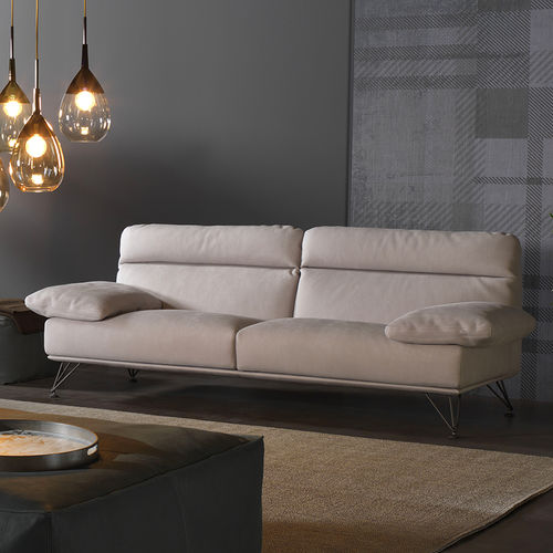 Modulsofa - CRYSTAL - cierre - modern / Leder / Zweisitzer