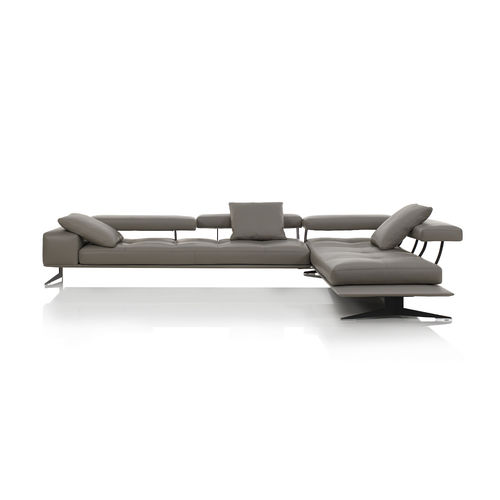 Modulsofa - BLUE A/B - cierre - modern / Leder / mit neigbarer Rückenlehne