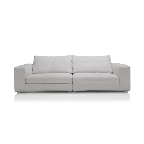 Modernes Sofa - DOLCEVITA - cierre - Leder / schrägstellbar / Zweisitzer