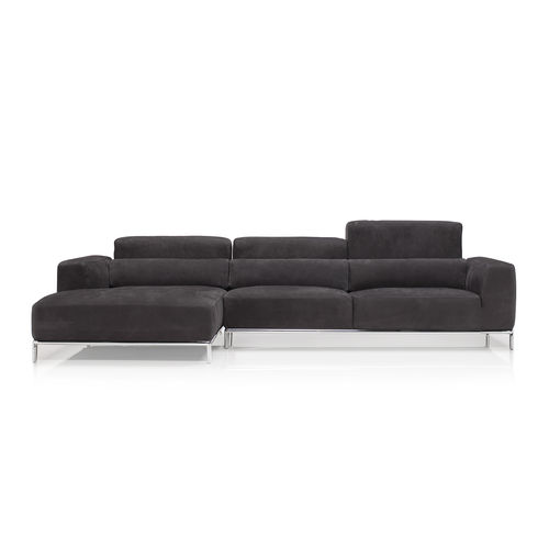 Modulsofa - KAFKA L - cierre - modern / Leder / schrägstellbar