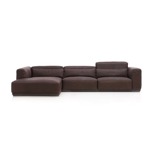 Modulsofa - NABUCCO - cierre - modern / Leder / schrägstellbar