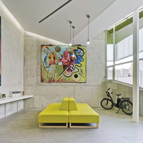 Modulsofa - MOON - SANCAL - modern / Stoff / blau