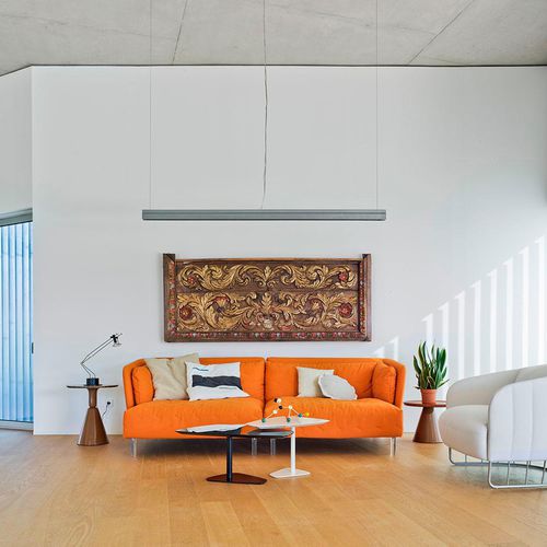 Modulsofa - OBI - SANCAL - modern / Stoff / braun