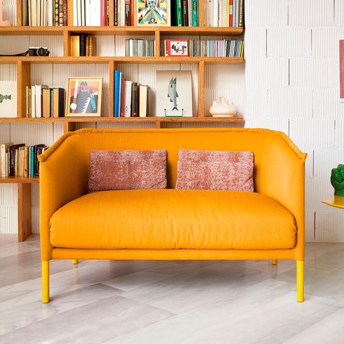 Modernes Sofa - TALO - SANCAL - Stoff / beige / grün