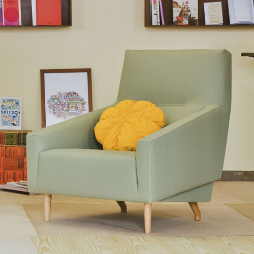 Moderner Sessel - SOUL - SANCAL - Stoff / mit abziehbarem Bezug / schwarz