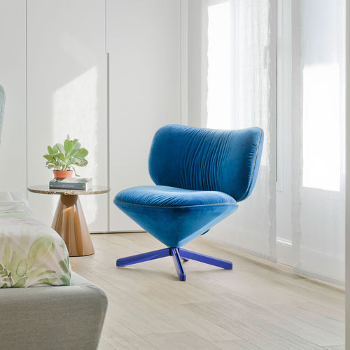 Moderner Sessel - TORTUGA - SANCAL - Stoff / mit Fußstütze / mit Kopfstütze