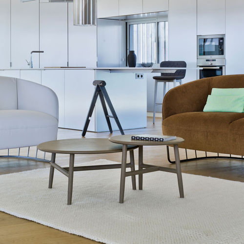 Moderner Beistelltisch - NUDO - SANCAL - Holz / Eiche / rund