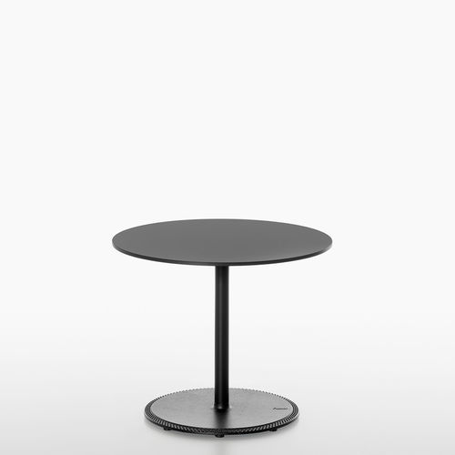 Moderner Bistrotisch - BON - PLANK - HPL / Metall / Gestell aus Gusseisen