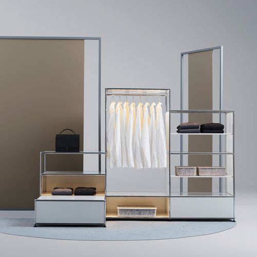 Moderne Garderobe für Eingangsbereich - USM Haller E - USM Modular Furniture
