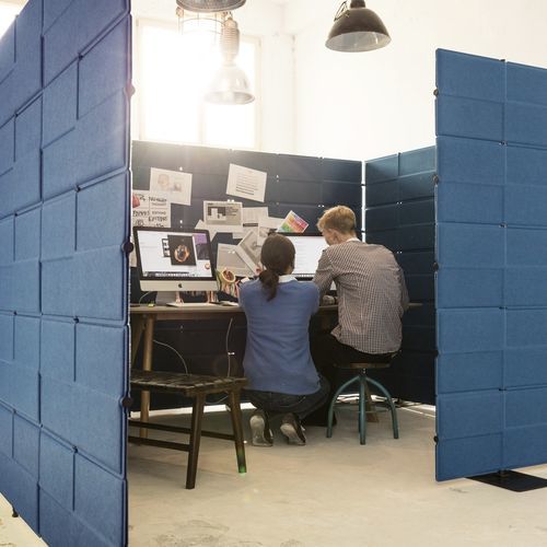 Stoff-Raumteiler - USM Privacy Panels - USM Modular Furniture - Polyester / für Gewerbegebrauch / für den Innenraum