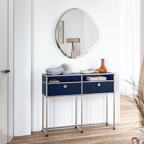 Moderner Konsolentisch - USM Haller - USM Modular Furniture - Metall / Gestell aus Metall / rechteckig