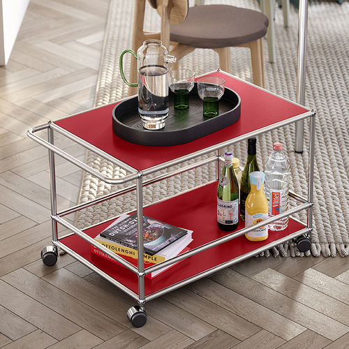 Service-Servierwagen - USM Haller - USM Modular Furniture - für Privatgebrauch / Metall