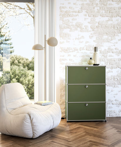 Hohes Sideboard - USM Haller - USM Modular Furniture - modern / Metall / maßgefertigt