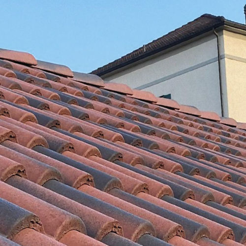 Dachziegel / Mönch Nonnen - SUPERCOPPO ANTIQUED - Gruppo Industriale Tegolaia - Ton / doppelt