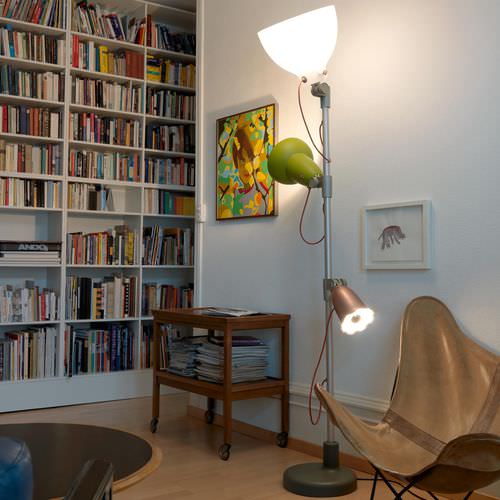 Stehleuchte - BLOSSOM-12 - BELUX AG - Aluminium / modern / mit Kabel