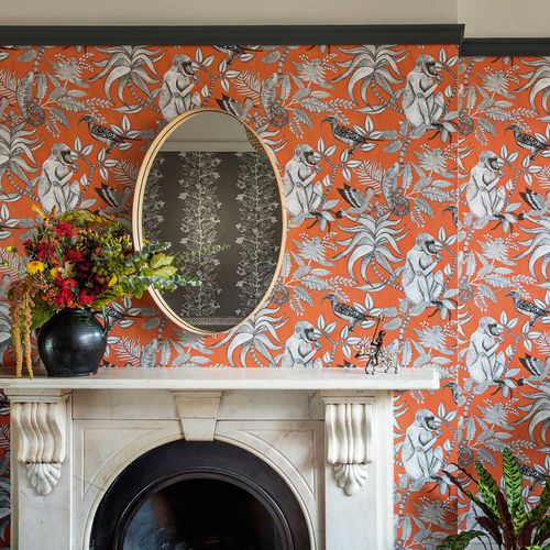 Moderne Tapete - Savuti - Cole&Son - Stoff / Naturmotiv / Tiermuster