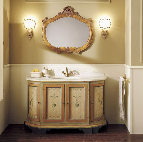 Waschtisch-Unterschrank / Holz - DJERBA - Mobili di Castello - Stil / mit Spiegel