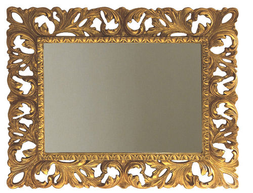 Wandmontierter Spiegel - Mobili di Castello - Stil / rechteckig / gold