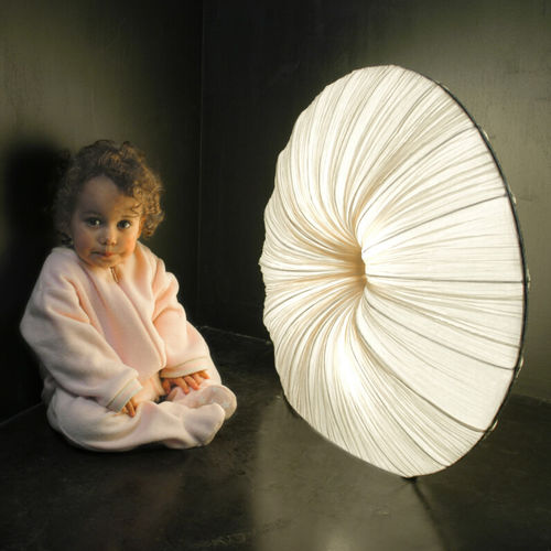 Tischlampe - RIGUA - Aqua Creations - Seide / originelles Design / mit Kabel