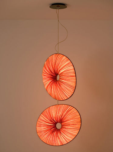 Hängelampe - JEWEL : GAIL 2 - Aqua Creations - Edelstahl / Seide / originelles Design
