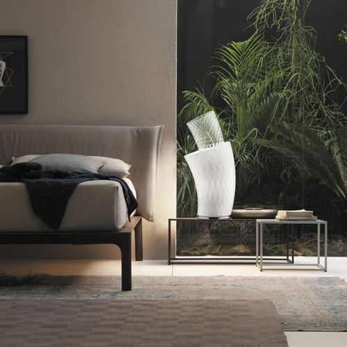 Tischlampe - ASSIBA - Vistosi - geblasenes Glas / Kristall / originelles Design