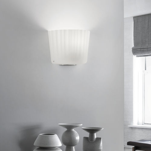 Moderne Wandleuchte - CLOTH - Vistosi - für den Innenraum / aus verchromtem Metall / geblasenes Glas
