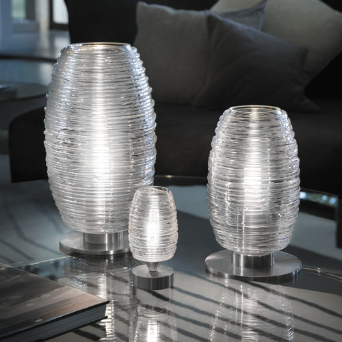 Tischlampe - DAMASCO - Vistosi - Glas / modern / mit Kabel