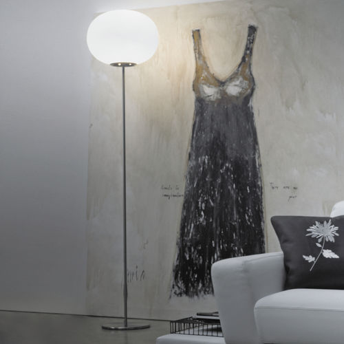 Stehleuchte - LUCCIOLA - Vistosi - geblasenes Glas / Satin / modern