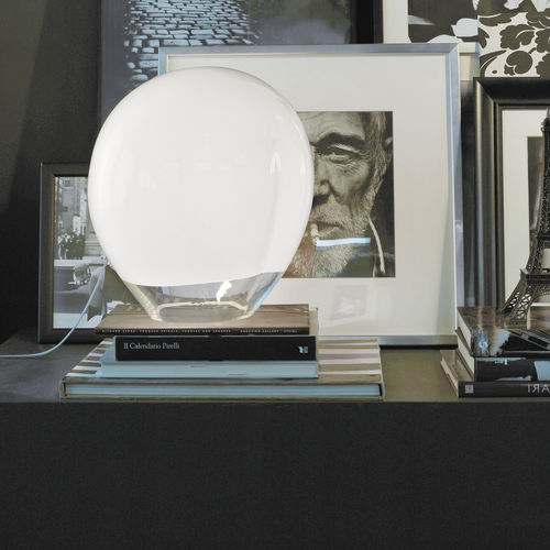 Tischlampe - NESSA - Vistosi - Glas / modern / mit Kabel
