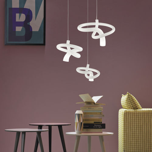 Hängelampe - NODO - Vistosi - geblasenes Glas / originelles Design / mit Kabel