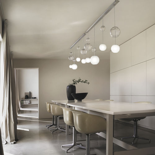Hängelampe - OTO - Vistosi - geblasenes Glas / modern / mit Kabel