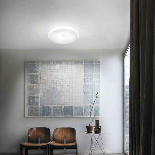 Moderne Deckenleuchte - POD - Vistosi - rund / Glas / LED