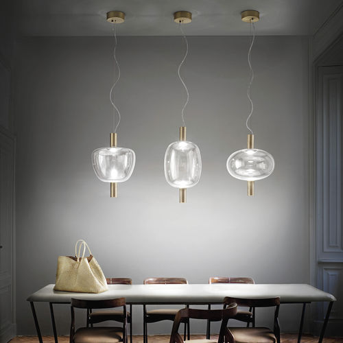 Hängelampe - RIFLESSO - Vistosi - Glas / modern / mit Kabel
