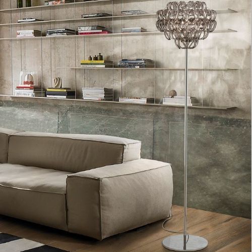 Stehleuchte - GIOGALI - Vistosi - Glas / modern / mit Kabel