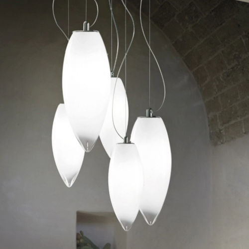 Hängelampe - BACO - Vistosi - geblasenes Glas / Muranoglas / modern