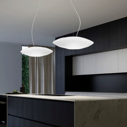 Hängelampe - MODULOR - Vistosi - geblasenes Glas / modern / mit Kabel
