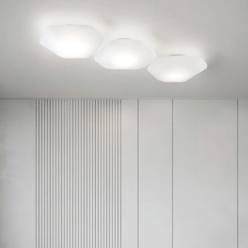 Moderne Deckenleuchte - MODULOR - Vistosi - Skulptur / geblasenes Glas / LED
