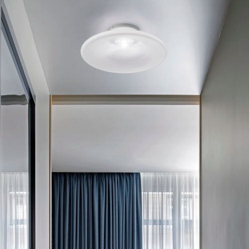 Moderne Deckenleuchte - INCANTO - Vistosi - rund / Glas / LED